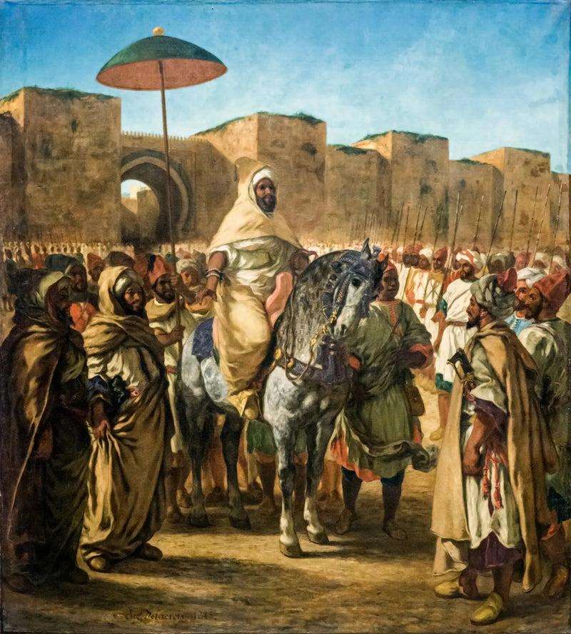 Marokkos Sultan - Eugène Delacroix