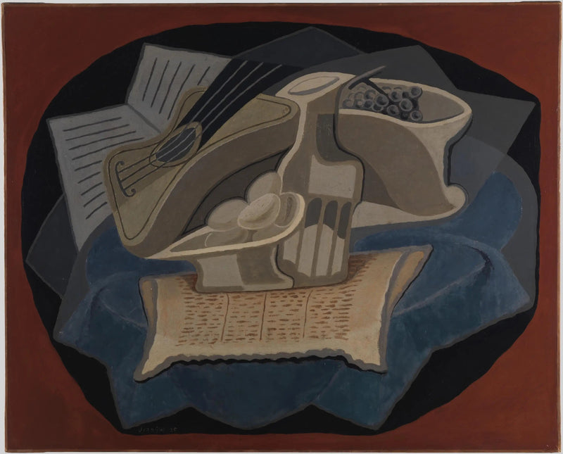 Den blå teppet - Juan Gris