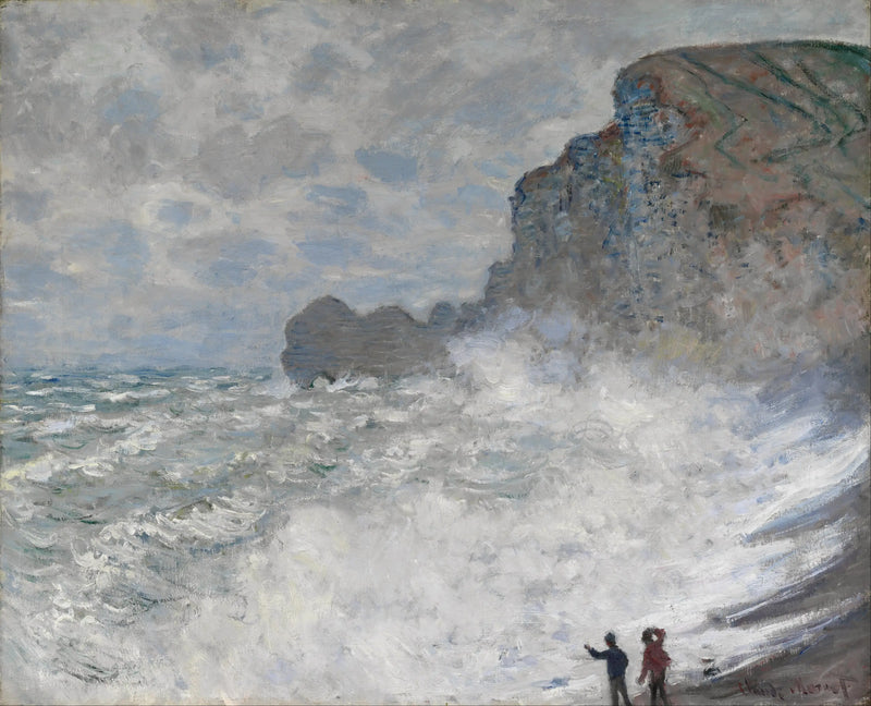 Været i Étretat - Claude Monet