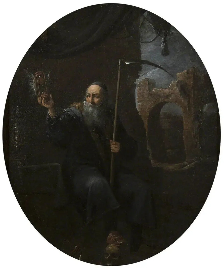 Tiden som en gammel mann med en ljå og en vinget timeglass - David Teniers den Yngre

Source:
Le temps comme un vieil homme avec une faux et un sablier ailé - David Teniers le Jeune