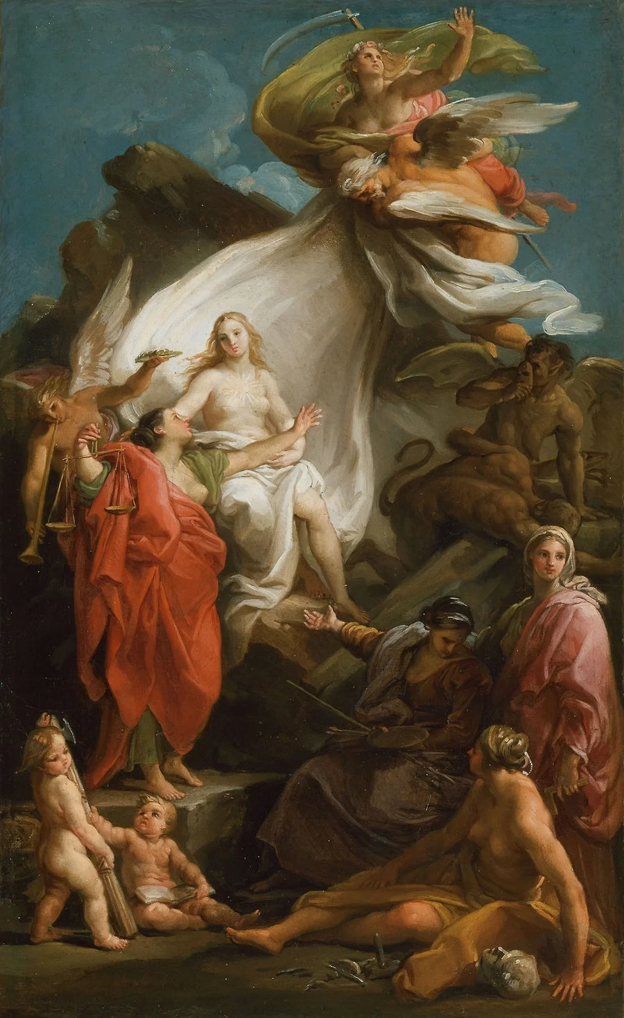 Tiden avslører sannheten - Pompeo Batoni