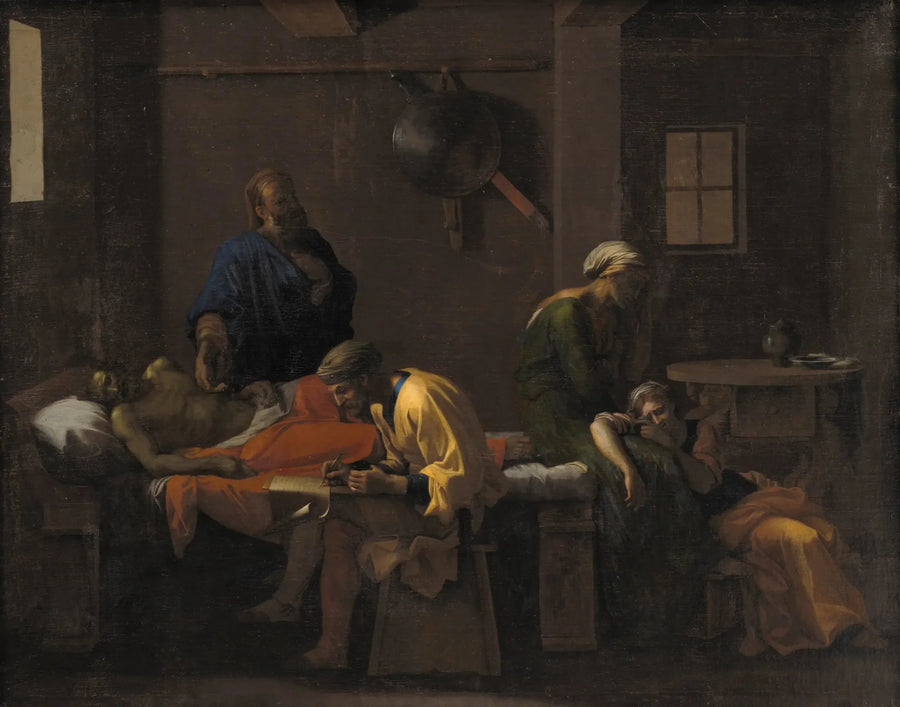 Eudamidas' testamente - Nicolas Poussin