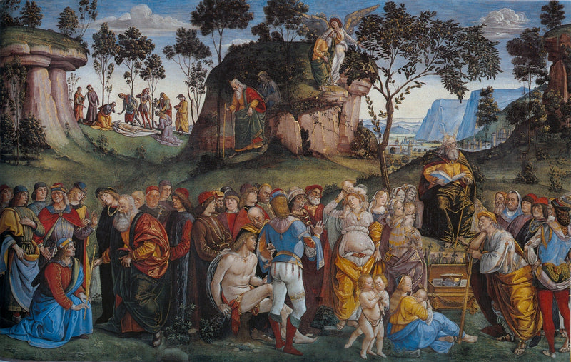 Testamentet og Moises død - Luca Signorelli