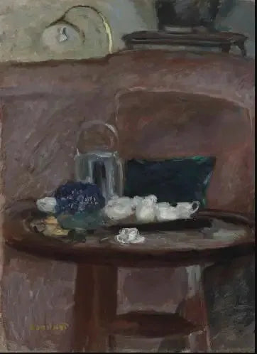 Teen, bukett av fioler - Pierre Bonnard