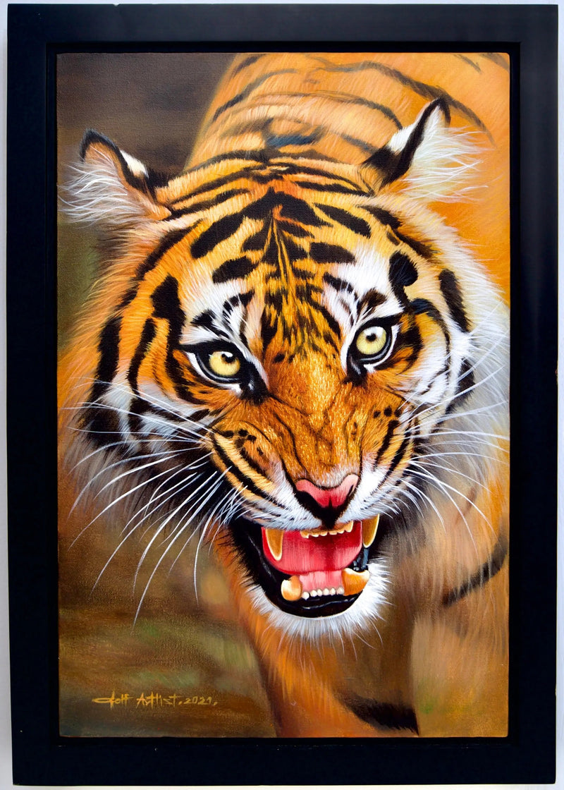 Den beskyttende tigeren | 40 x 60 cm