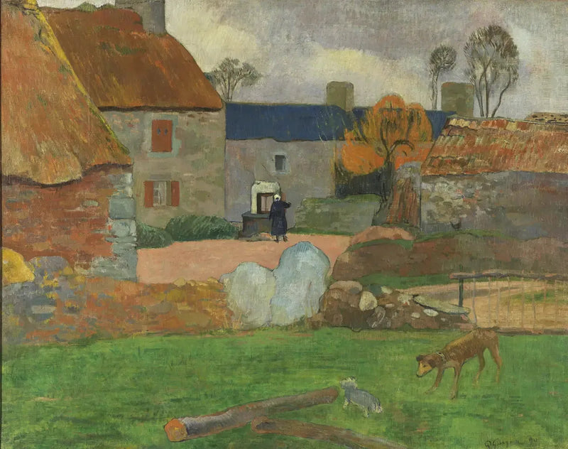 Det blå taket - Paul Gauguin