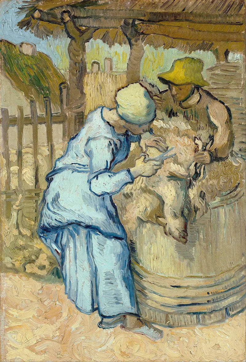 Saueskjæreren (etter Millet) - Vincent van Gogh
