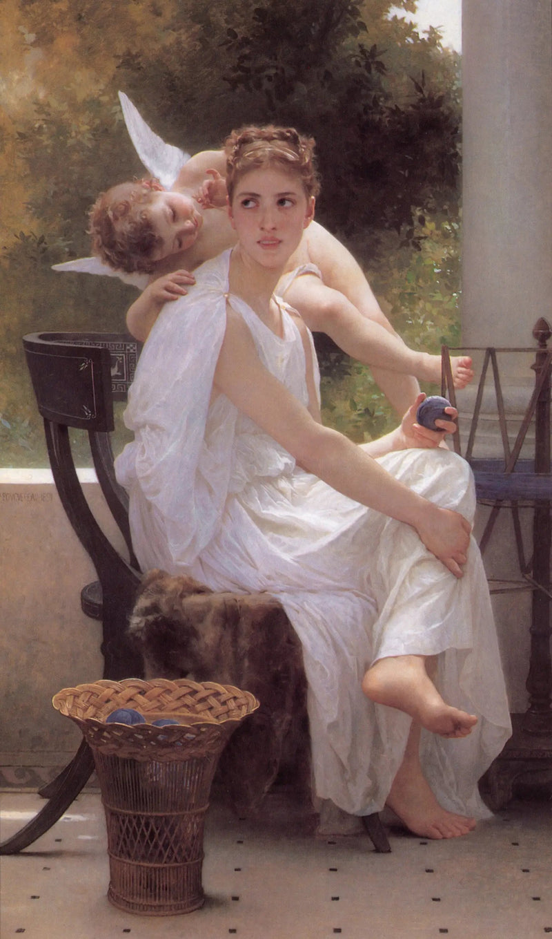 Det avbrutte arbeidet - Bouguereau