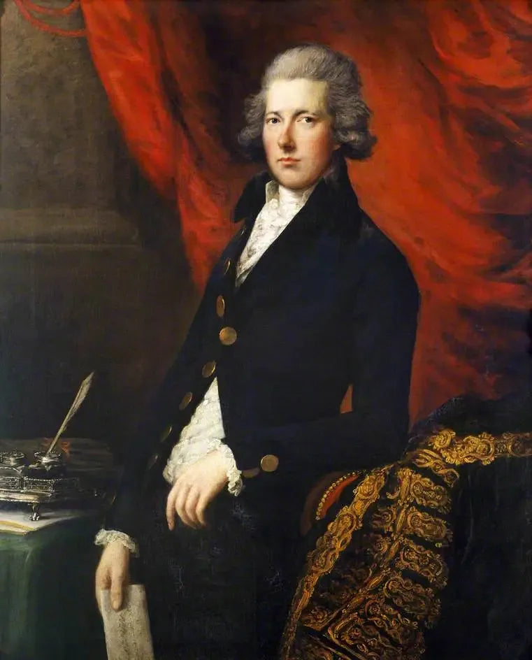 Den meget ærede William Pitt den Yngre (1759–1806) - Thomas Gainsborough

Source:
Le très honorable William Pitt le Jeune (1759–1806) - Thomas Gainsborough