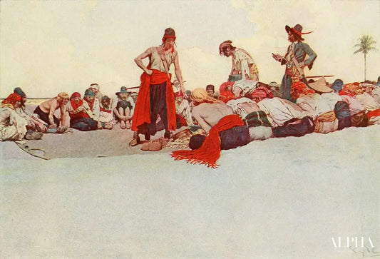 So the Treasure Was Divided - Howard Pyle - Reproductions de tableaux et peintures haut de gamme