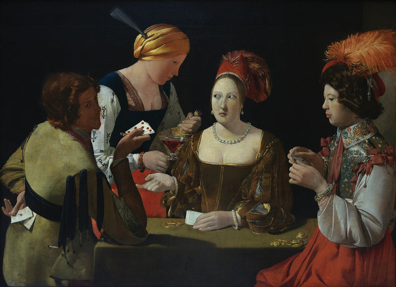  Bedrageren med ess i ruter - Georges de La Tour