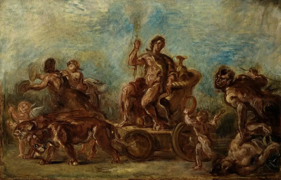 Bacchus' triumf - Eugène Delacroix