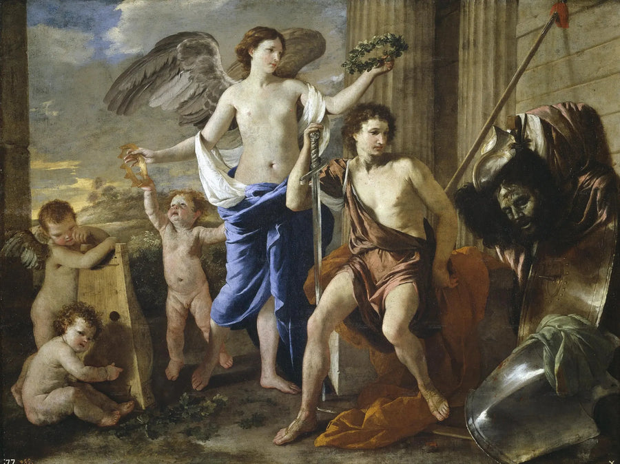 Davids triumf - Nicolas Poussin