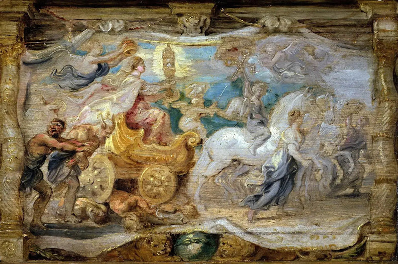 Eukaristiets triumf over uvitenhet og blindhet - Peter Paul Rubens