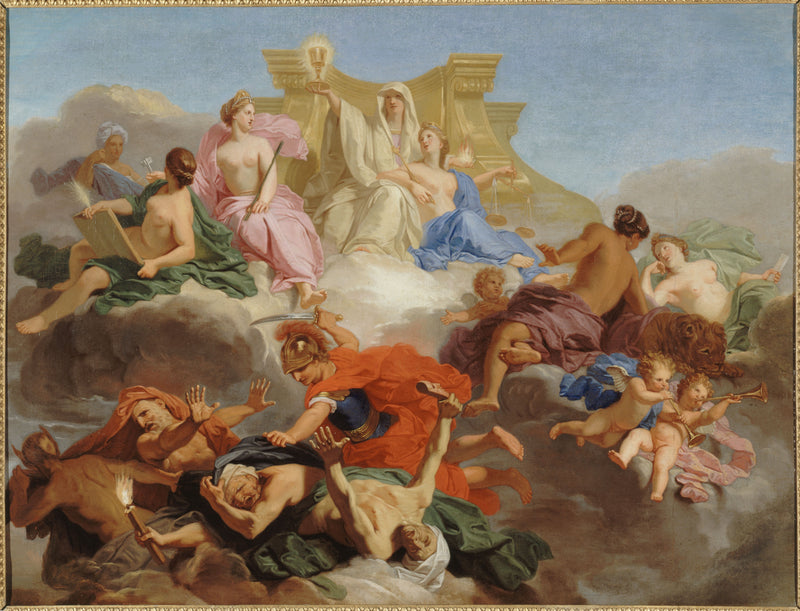 Triumfen av rettferdigheten - Jean-Baptiste Jouvenet