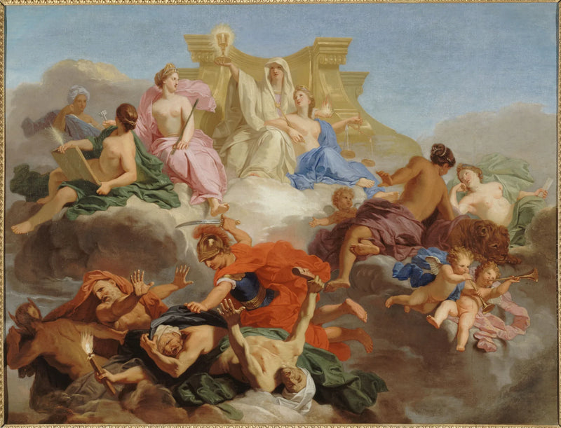 Triumfen av rettferdigheten - Jean-Baptiste Jouvenet
