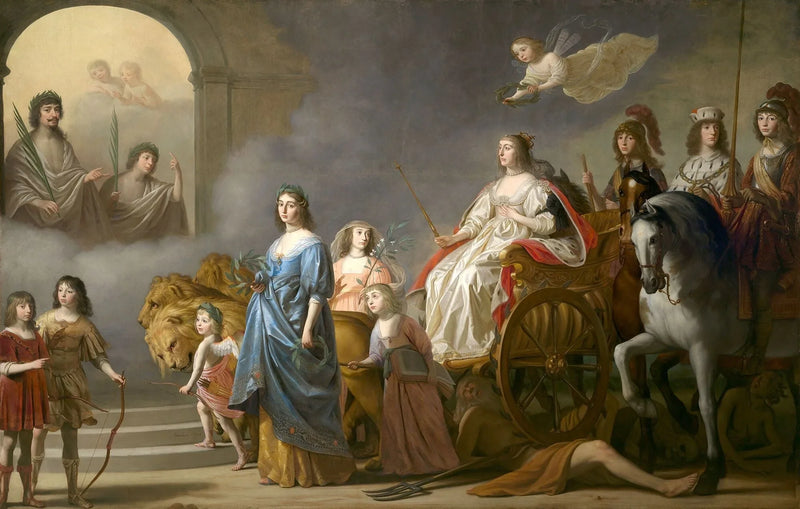 Triumfen til Vinterkongeninne: En allegori om den Rettferdige - Gerrit van Honthorst