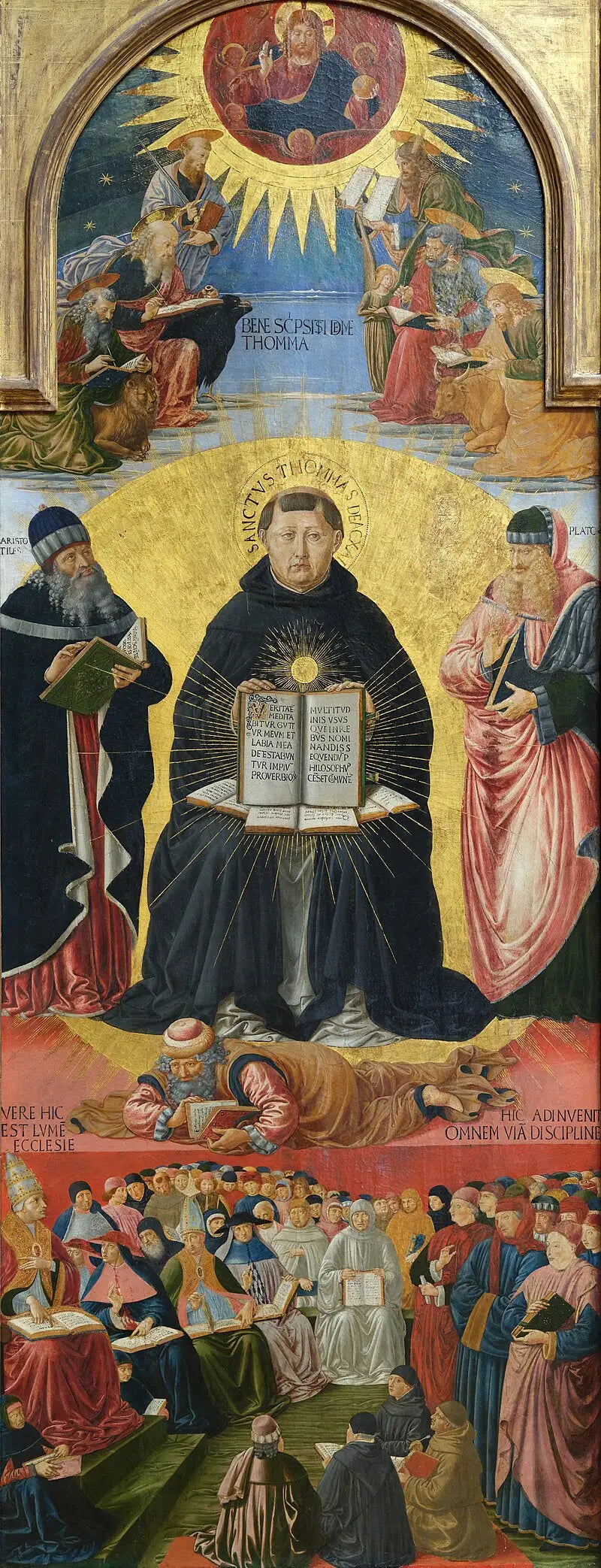 Triumfen til Saint Thomas Aquinas - Benozzo Gozzoli