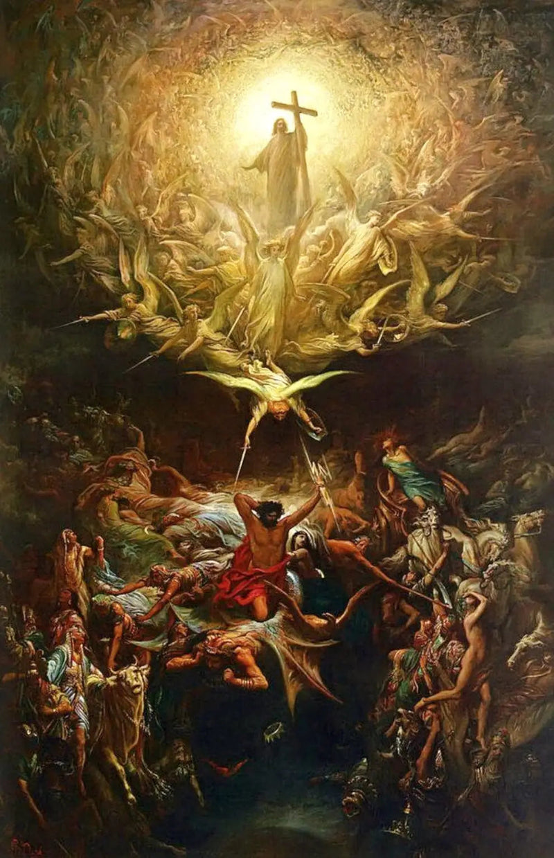 Kristendommens triumf over paganismen - Gustave Doré