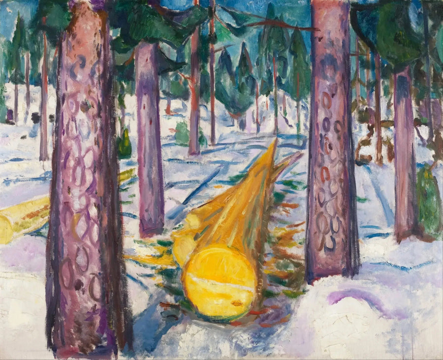 Den gule stammen - Edvard Munch