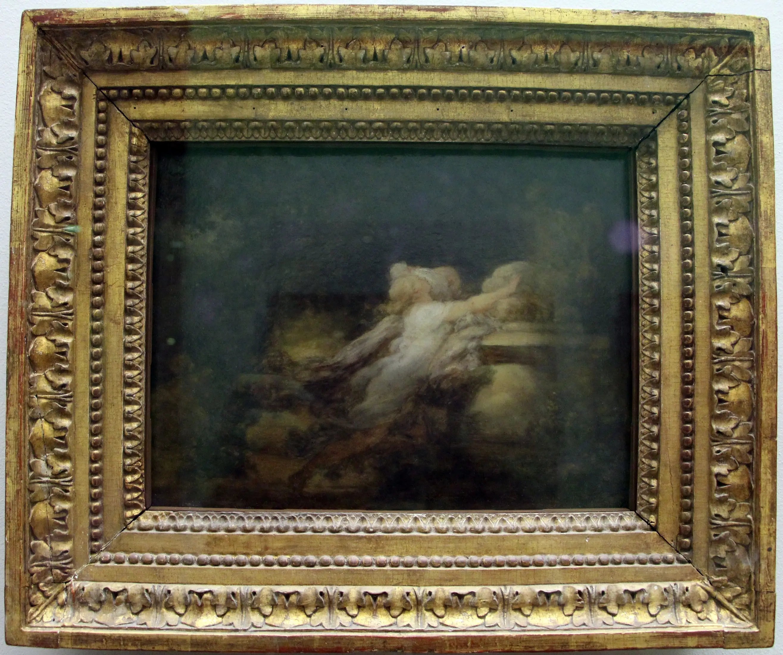 Le vœu à l'Amour - Jean-Honoré Fragonard image 1 copie de tableau peinte à la main