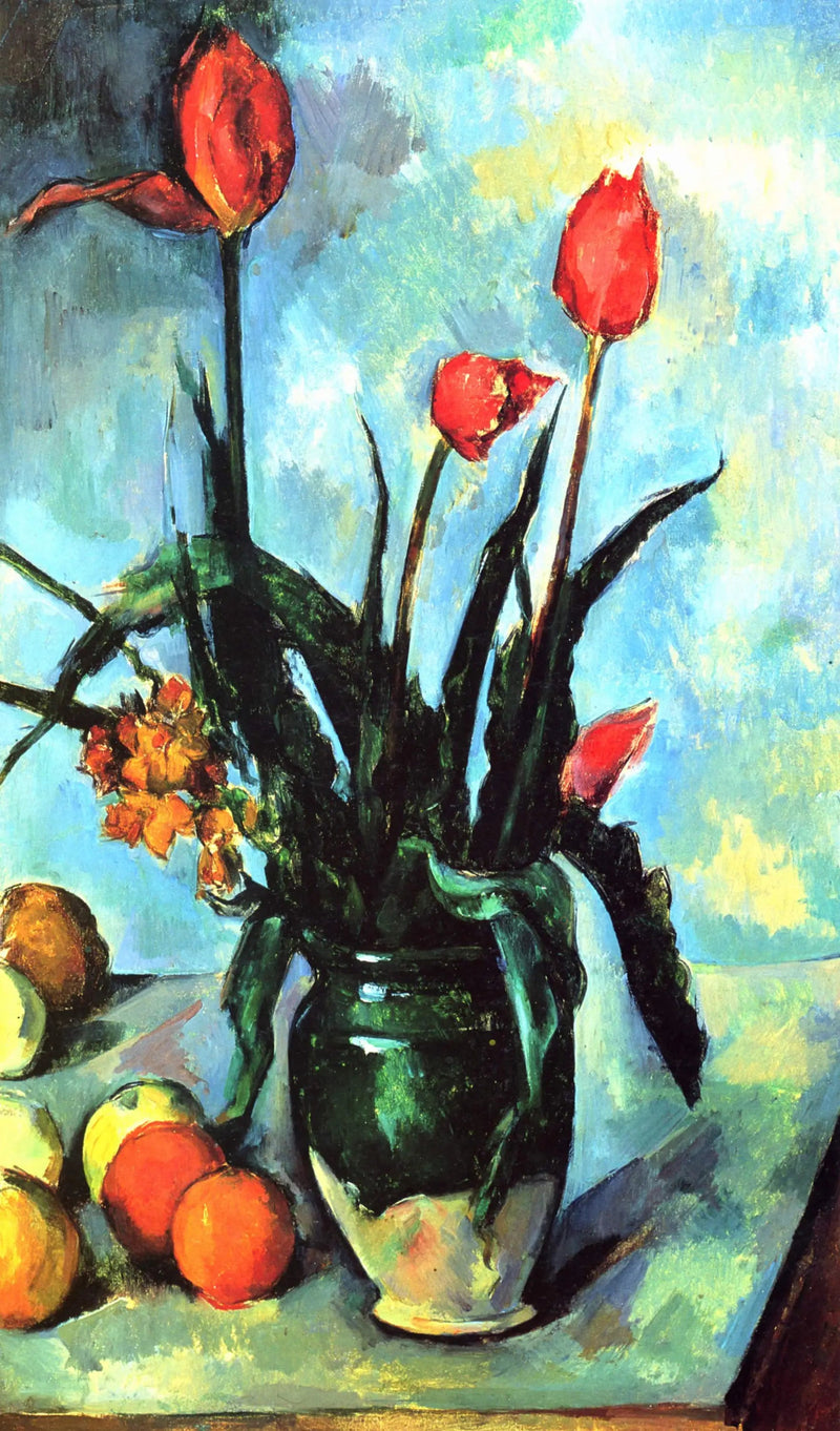 Tulipanvasen - Paul Cézanne