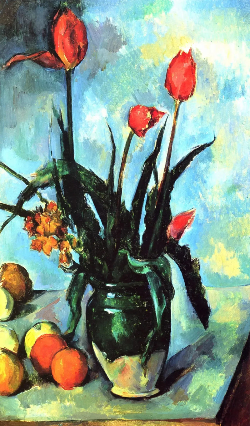 Tulipanvasen - Paul Cézanne