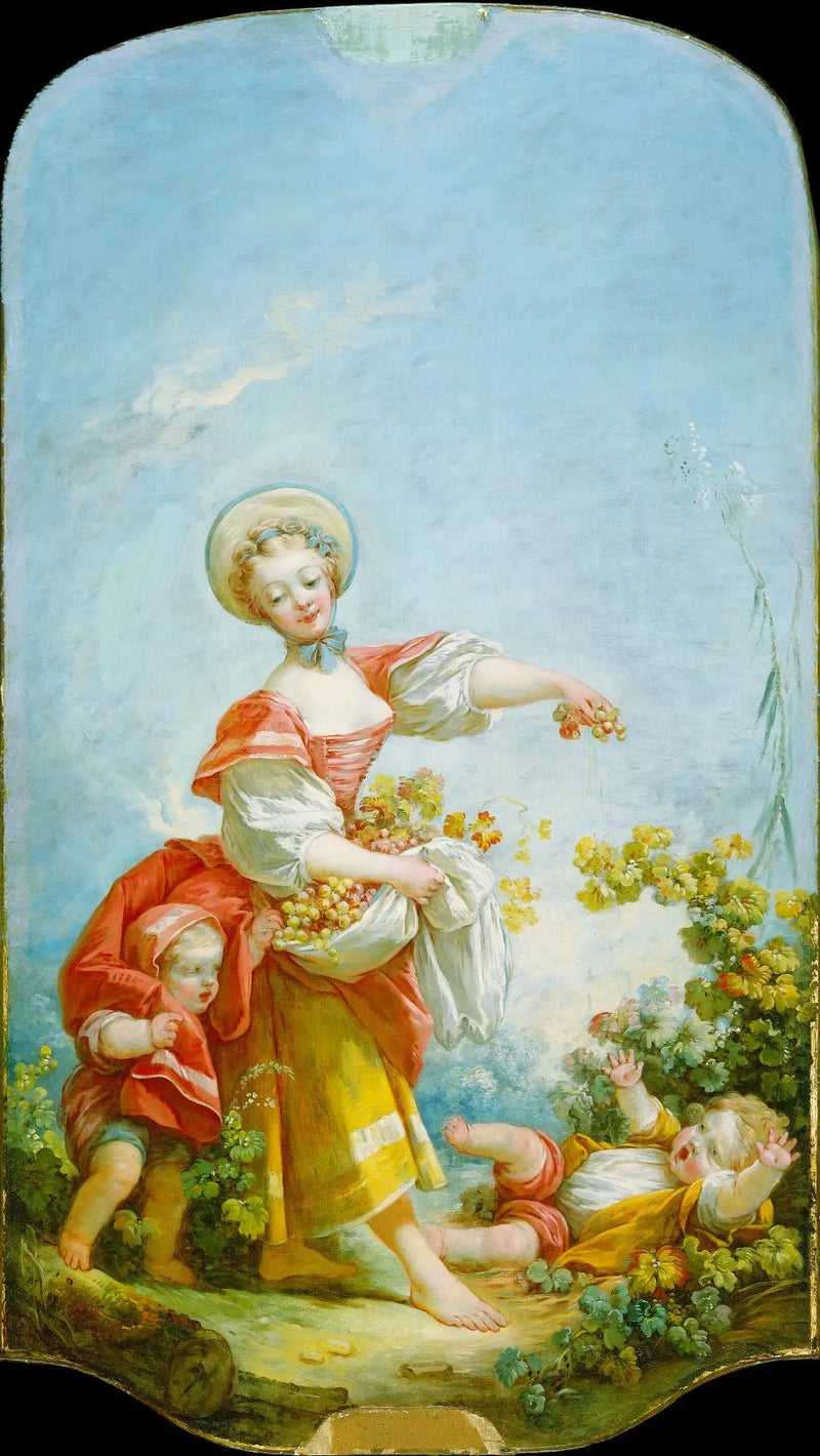 Vingårdsarbeider - Jean-Honoré Fragonard