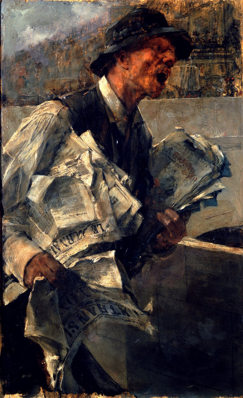 Aviskiosken - Giovanni Boldini