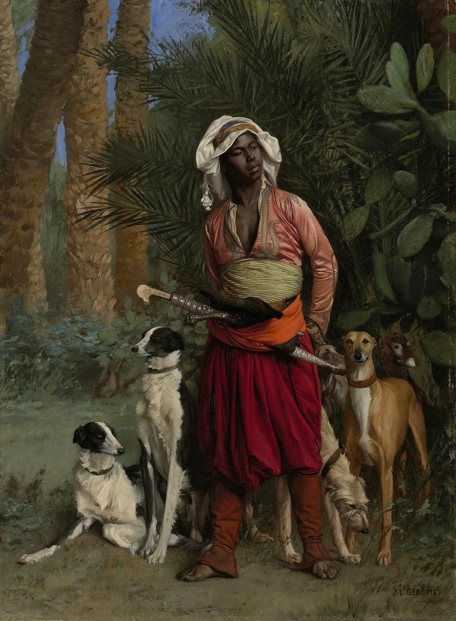 Den svarte jegeren - Jean-Léon Gérôme