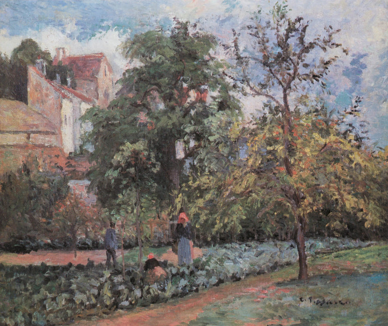 Frukthagen i Maubuisson, Pontoise - Camille Pissarro