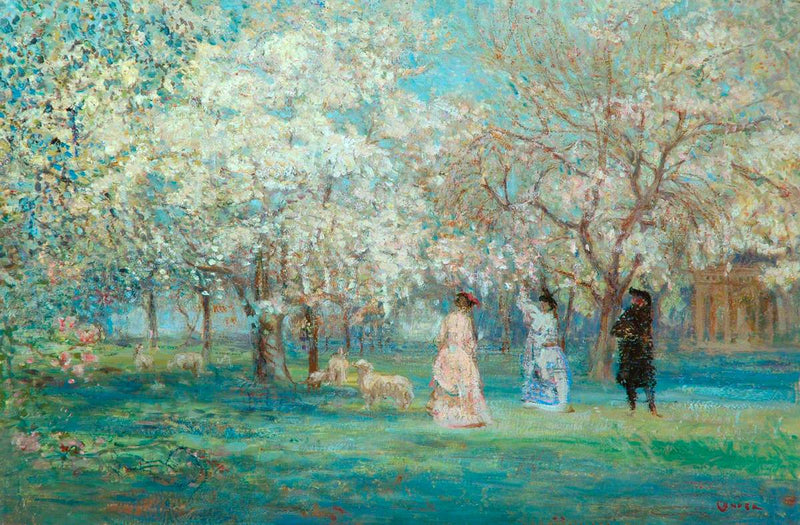 Blomstrende frukthage - Charles Conder