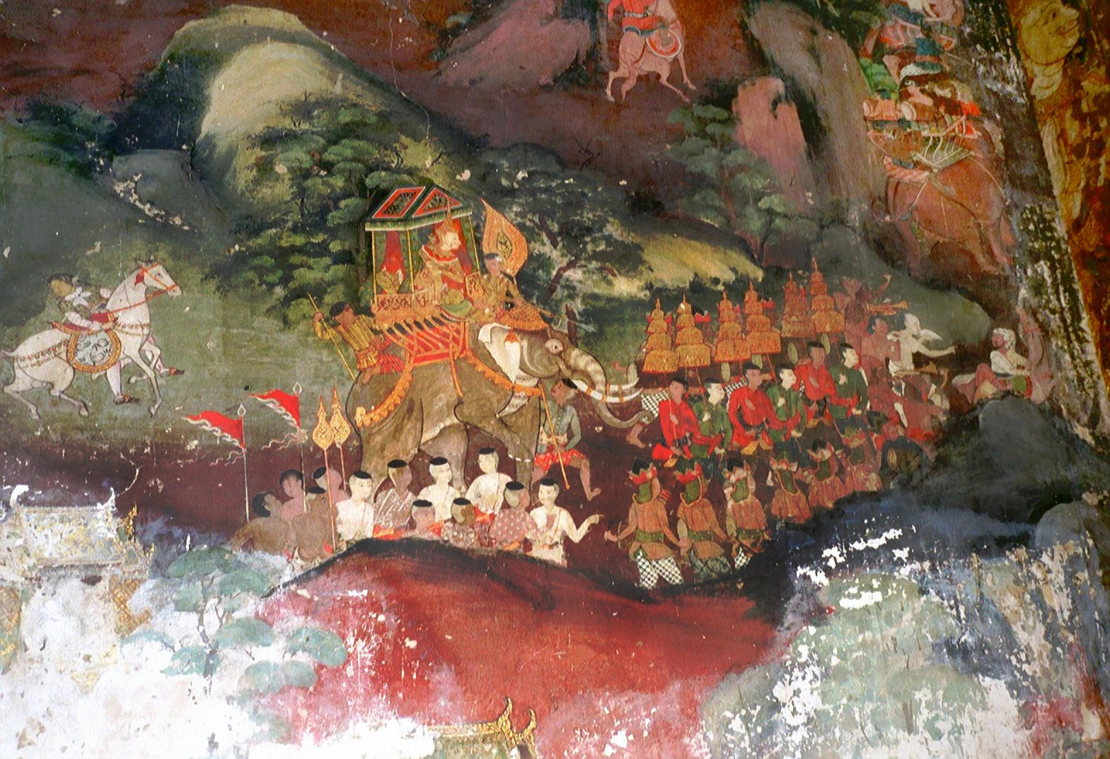 Le Vessantara Jataka à Wat Suwannaram, Ateliers de Wat Suwannaram, XIXe siècle