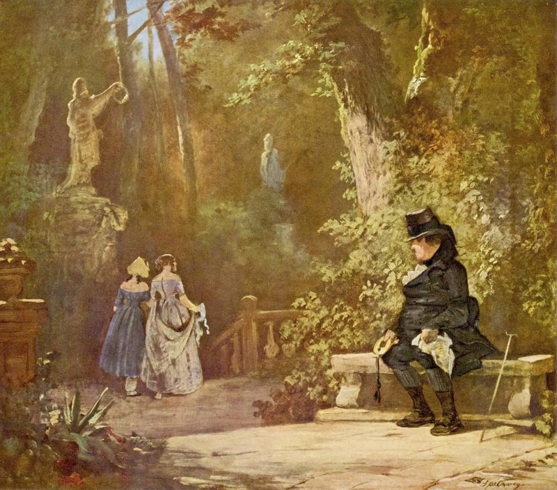 Enkemanden - Carl Spitzweg