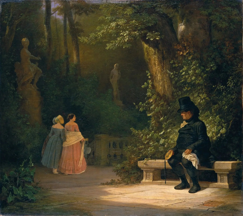 Enkemanden - Carl Spitzweg