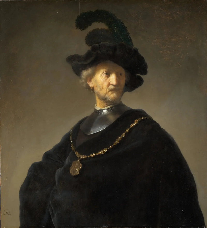 Den gamle mannen med gullkjeden - Rembrandt