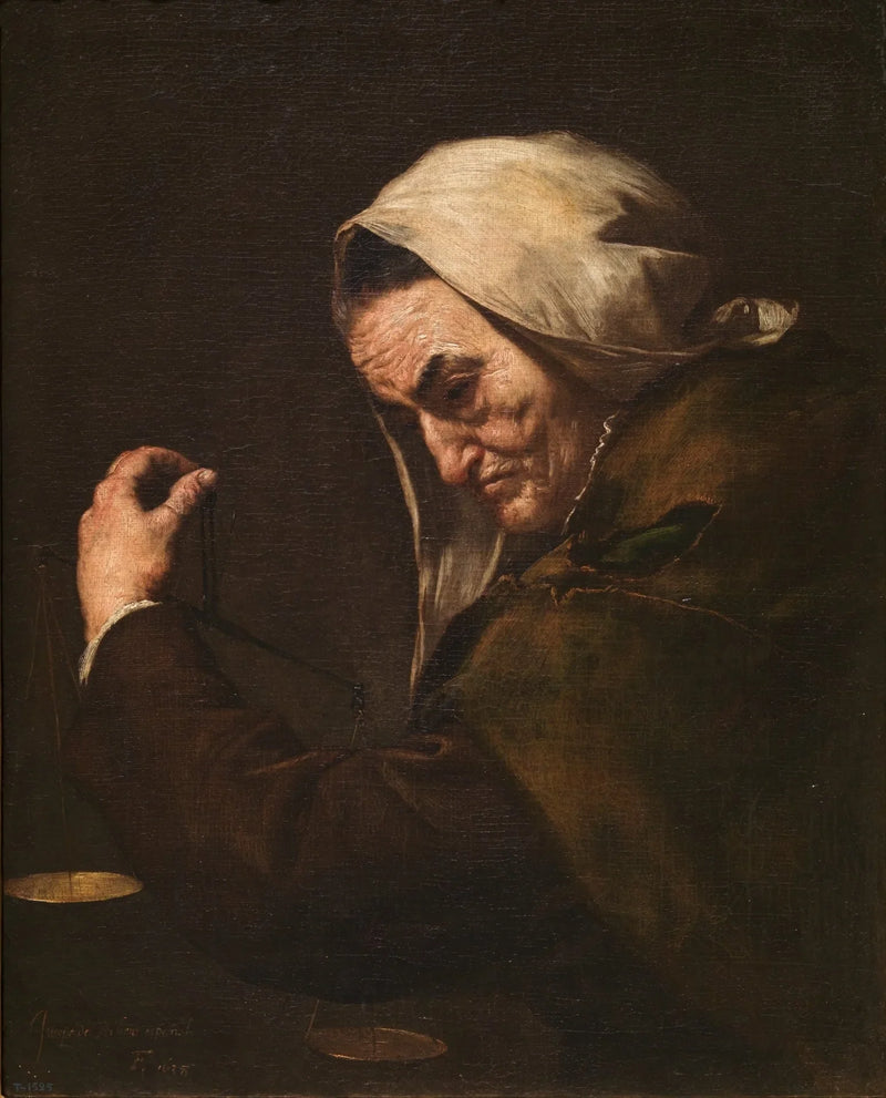 Den gamle pengeutlåneren - Jusepe de Ribera