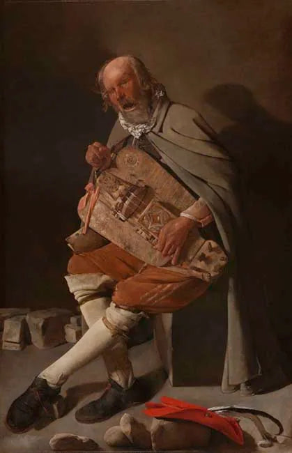 Den gamle - Georges de La Tour