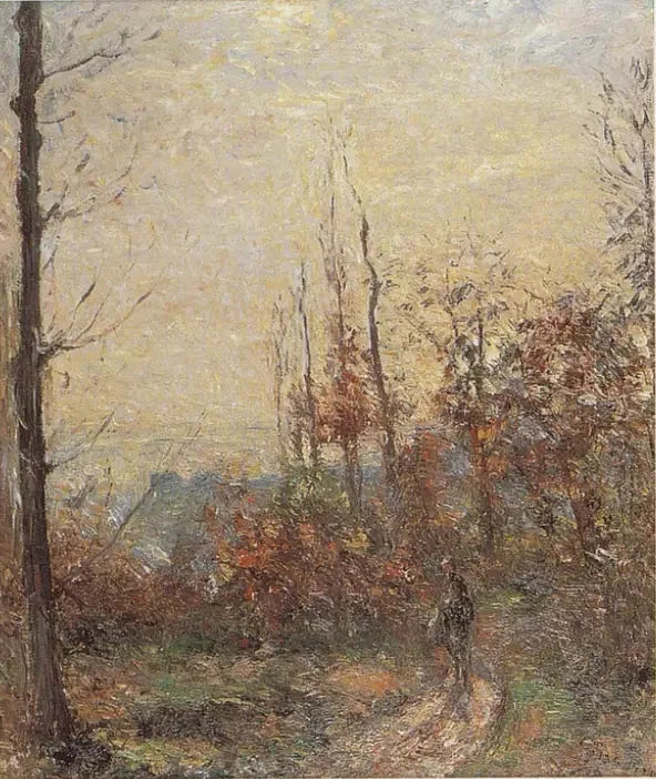 Den gamle stien om høsten, Pontoise - Camille Pissarro