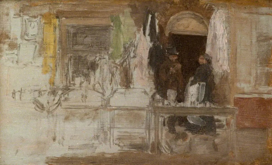 Den gamle klesbutikken, Houndsditch - James Abbott McNeill Whistler