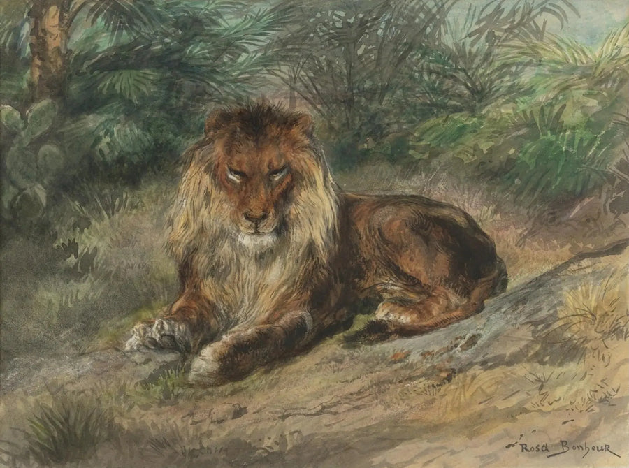 Den gamle monarken - Rosa Bonheur