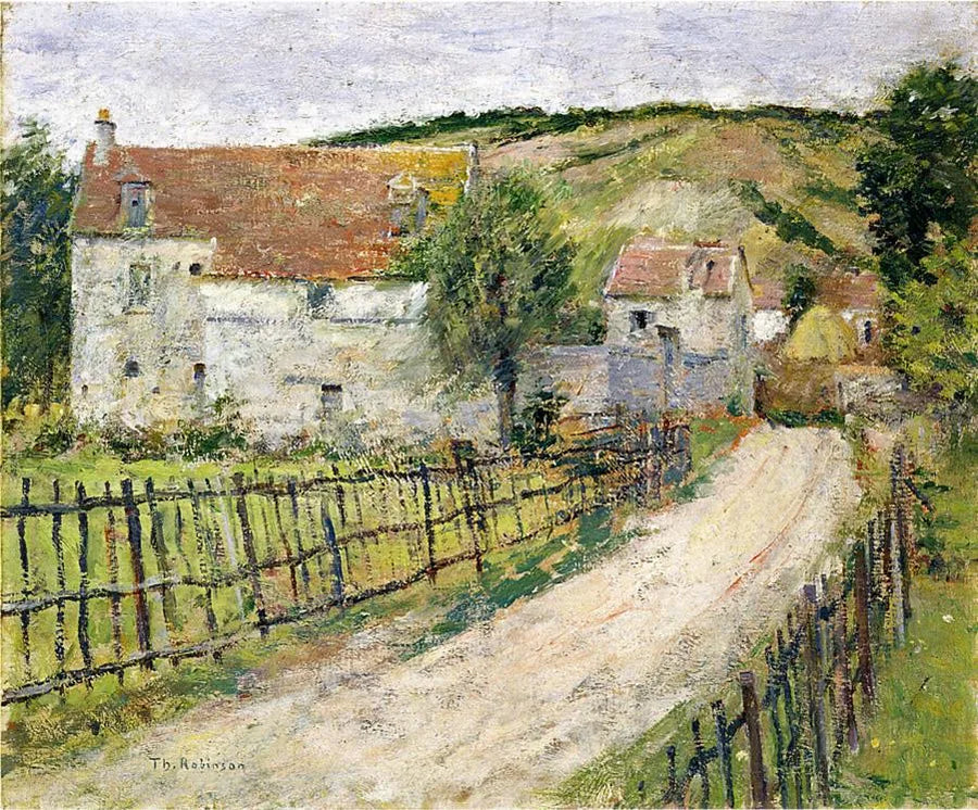 Den gamle mølle - Theodore Robinson