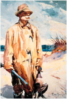 Le vieux Tom - Frank Weston Benson image 1 copie de tableau peinte à la main