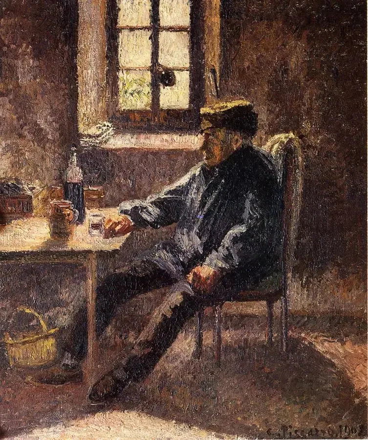 Den Gamle Vinbonden, Moret - Camille Pissarro