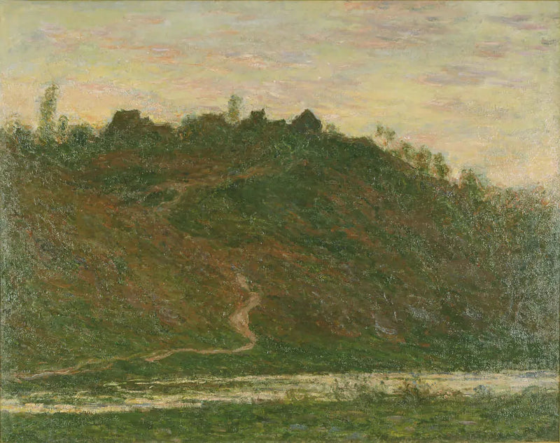 Landsbyen La Roche-Blond, Kveldsstemning - Claude Monet