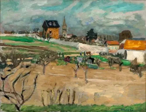 Landsbyen sett fra landsbygda - Pierre Bonnard