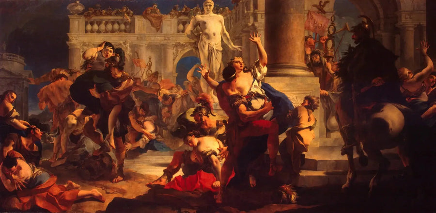 Sabinernes voldtekt - Giovanni Battista Tiepolo