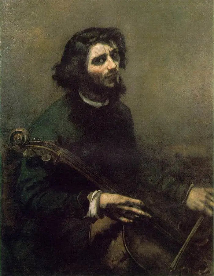 Cellisten - Gustave Courbet