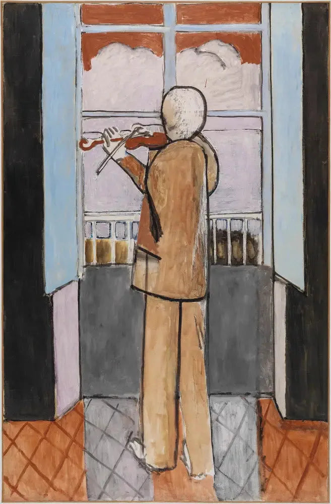 Fiolinisten ved vinduet - Henri Matisse