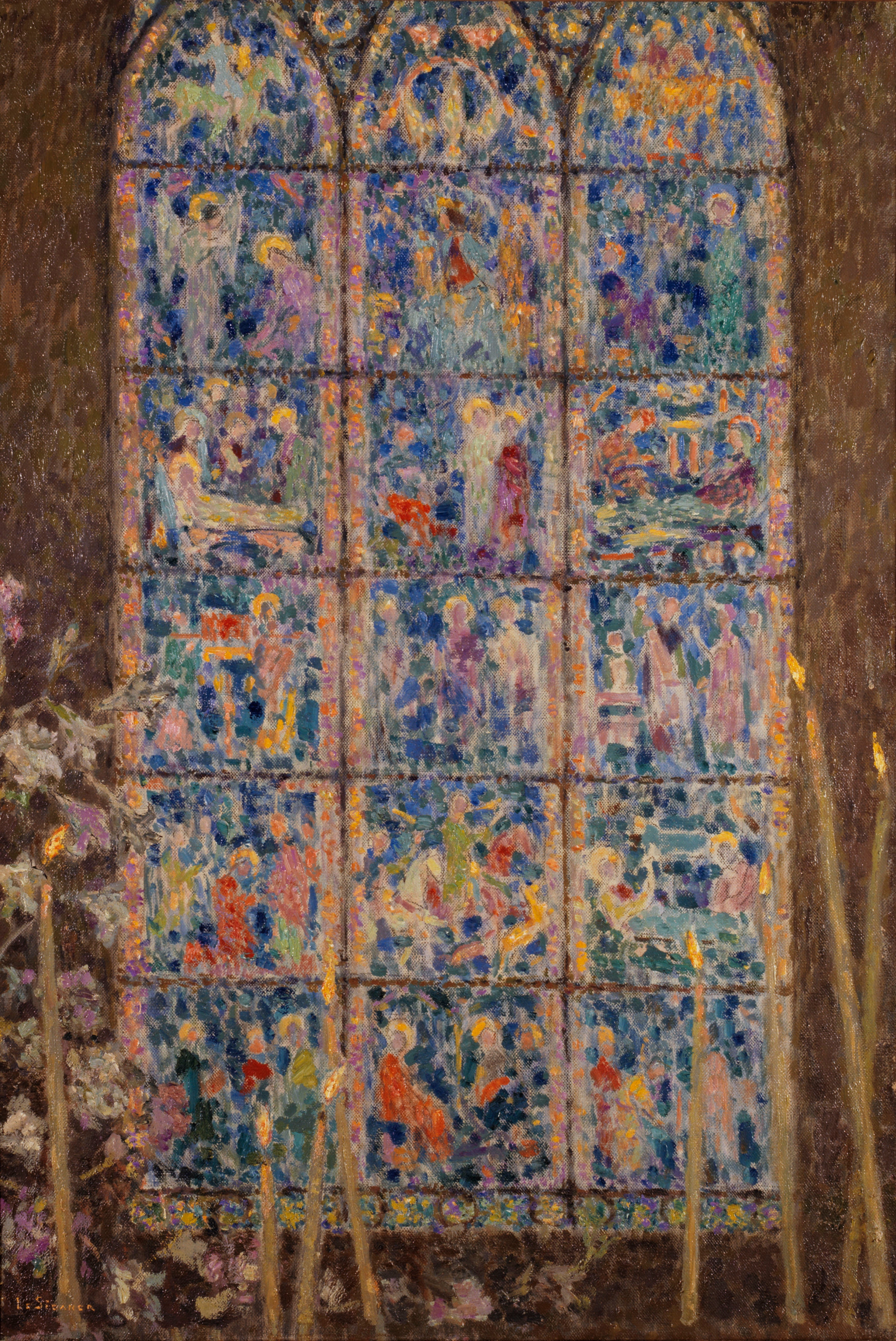 Le vitrail Chartres - Henri Le Sidaner - Alpha Reproduction